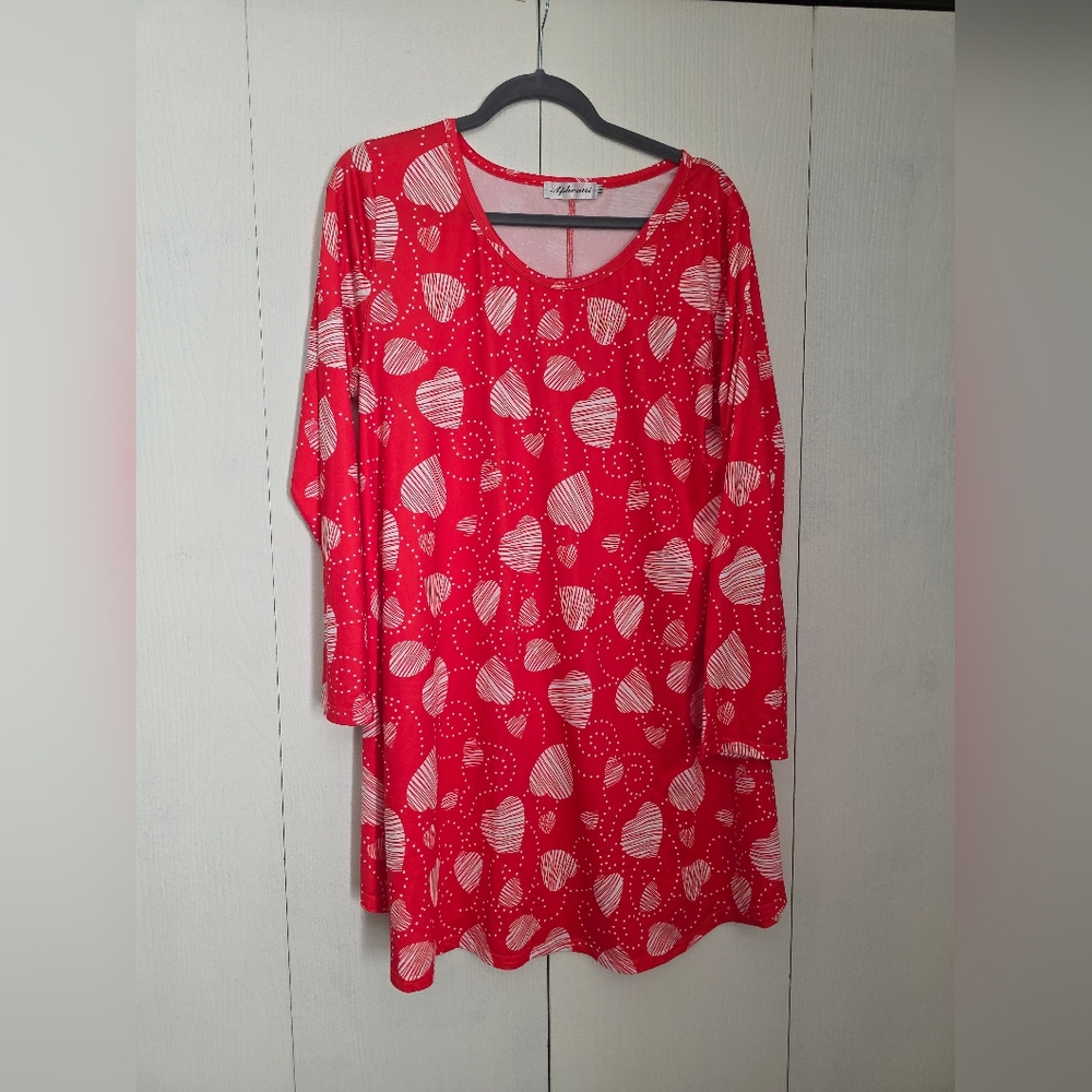 Heart Themed Swing Dress